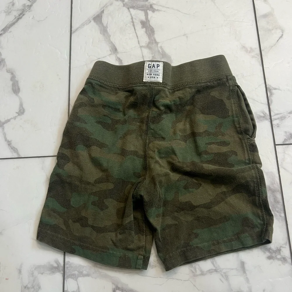 GAP Kids Camo Green Shorts
